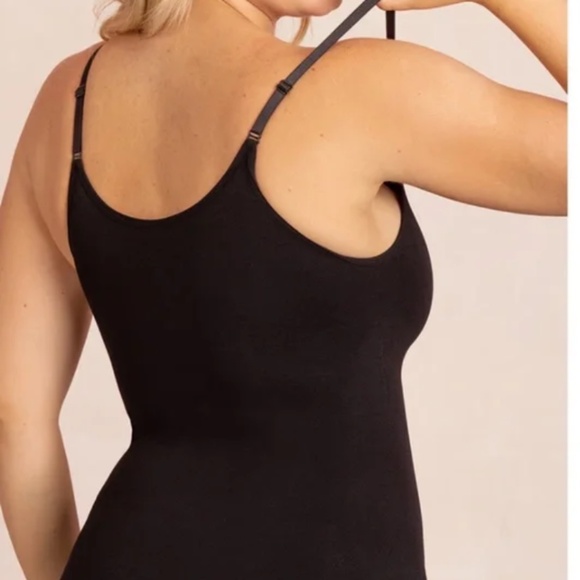 Shapermint All Day Every Day Scoop Neck Cami Sz 4X Black - Picture 2 of 4